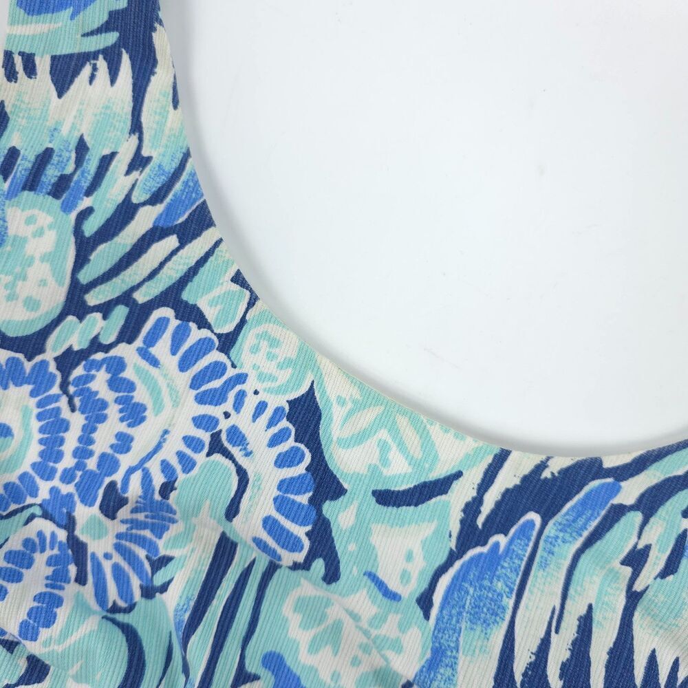 LILLY PULITZER Mila Shift Mini Dress Indigo Sunset 70s Resort Beachy Boho Preppy - Picture 6 of 11